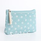 Косметичка на молнии, цвет зелёный