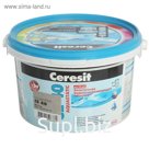 Эластичная водоотталкивающаяся затирка Ceresit CE40 Aquastatic (1-10 мм), манхеттен, 2 кг