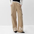 Брюки карго женские MIST размер L, бежевые