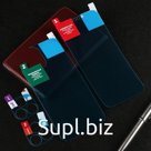 Комплект защитных стекол Krutoff для iPhone 13 Pro Max, передняя и задняя части + камера