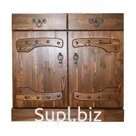 Кухня серии "Русич" Ящик напольный (2 ящика, 2 двери) 800х590хН820 с ковкой