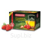 Чай TEEKANNE (Тиканне) «Strawberry&Lemongrass», зеленый, клубника/лемонграсс, 20 пакетиков по 2 г, Германия