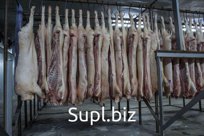 Свинина полутуши со склада мясоперерабатывающего завода.