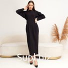 Платье миди женское MIST, размер 44, чёрное