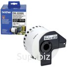 Картридж для принтеров этикеток BROTHER DK22205, 62 мм х 30,48 м, черный шрифт, белый фон, бумажная