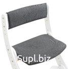 Set of cushions for a chair, dark gray, for a growing chair made of MDF (in a set) Article: 11302