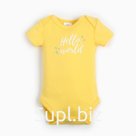 Боди Крошка Я Flower, рост 80-86 см, жёлтый