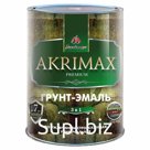 Грунт-эмаль 3в1 глянцевая Akrimax-Рremium серая 0,8 кг