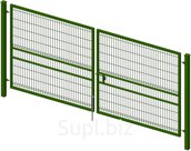 Ворота со сварной сеткой ПРОФИ H 1,96м L 4 м М16/90 ППК RAL 6005