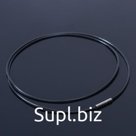 Корейская вощёная нить, 50см, d=1мм, цвет чёрный