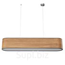 WOODLED GALACTIC Jupiter Elliptical L - Black - Olive Ash - String Suspended