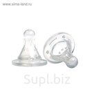 Соска силиконовая, от 6 мес., быстрый поток