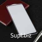 Защитное стекло Krutoff для Xiaomi Poco X4 Pro, полный клей, черное