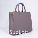 Сумка деловая на молнии, цвет сиреневый