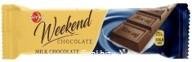 "Dynç günleri" süýtli şokolad/ "Weekend" молочный шоколад 20 gr