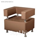 Кресло "Борк", коричневый