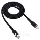Кабель USB &quot;WALKER&quot; Type-C - Type-C, быстр.заряд (60вт), черный,С795