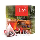 Чай TESS (Тесс) «Forest Dream», черный с малиной и черникой, 20 пирамидок по 1,8 г