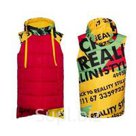 Л 20 Жилет для девочки ПРИНТ артикул 51-5003 размер:  146-72-63 Красный