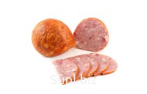 Вареное колбасное изделие мясное высшего сорта Колбаса ВЕТЧИННАЯ НОВАЯ натуральная оболочка газ