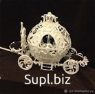 Декор «Белая ажурная карета» - изготовление на заказ