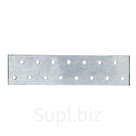 Пластина перфорированная прямая  40х160х2,0 мм оцинкованная "Suki"