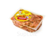 П/Ф мясной из свинины мелкокусковой бескостный быстрого приготовления ШАШЛЫЧОК ДЛЯ ДРУЗЕЙ охл.