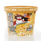 Пельмени с лапшой б/п с острым бульоном на свиных ребрышках в Гонконгском стиле