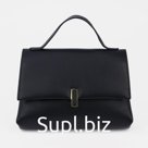 Сумка-мессенджер на клапане, цвет чёрный