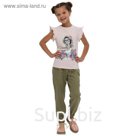 Джемпер для девочек, рост 140 см, цвет розовый