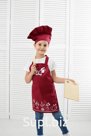 CHEF - COOK set (apron, cap, board, spatula) cotton Article: 77718