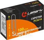 Скрепки никелированные 50 мм/100 шт. круглые