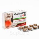 Пастилки для рассасывания ФАРИНГОСТОП Блиц, эвкалипт + солодка, 16 шт. по 2.5 г