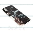 Силиконовый чехол, виниловый, с рисунком, для iPhone 12(5.4), фара машины