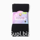 Колготки женские микрофибра с флисом 600 DEN, цвет черный, размер 3