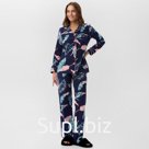 Пижама женская (рубашка, брюки) KAFTAN Tropical dream, размер 40-42