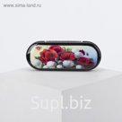 Футляр для очков, цвет чёрный, «Маки»