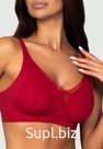 Бюстгальтер бесшовный без косточек Модель 1 Бордовый