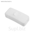 Проходной выключатель TUNDRA, для бра, белый