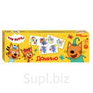 Игра настольная Домино, Step Puzzle "Три Кота", картонная коробка