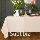 Скатерть "Этель" 110х165 см, цв. пудровый, 100% хлопок, 163 г/м2