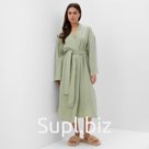 Халат домашний женский KAFTAN Basic размер 48-50, зеленый