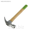 Молоток-гвоздодер TUNDRA, деревянная рукоятка, 750 г