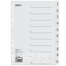 Разделитель пластиковый, цифровой 1-10, ф. А4|2