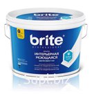 Краска интерьерная ВД BRITE PROFESSIONAL моющаяся шелковистая, База А, 9л