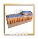 Кровать 1400 ЛДСП 2х яр выкатная с крышкой (комби) Артикул: 1400 04 - 02