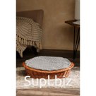 Лежанка для собак и кошек из лозы, 56х42х16 см