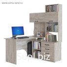 Компьютерный стол «КСТ-14 П», 1400×1235×1828 мм, угловой, правый, цвет дуб юкон