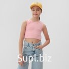 Топ для девочки MINAKU, цвет розовый, рост 128 см