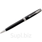 Ручка шариковая Parker "Sonnet Black Lacquer CT" черная, 1,0мм, поворот., подар. уп.